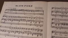 Slow Poke for Piano Vintage Sheet Music by King, Stewart & Price 1951