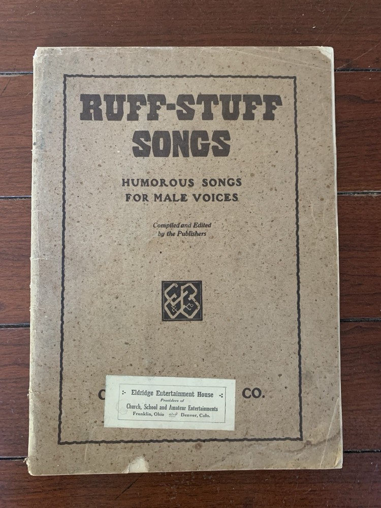 Ruff Stuff Songs Humorous Songs For Male Voices C C Birchard & Co
