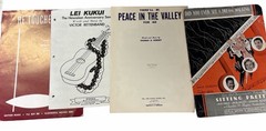 Vintage Sheet Music: Lot Of 17 Piano Solos And Duets