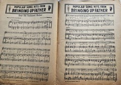 Bringing Up Father 1922 Songster Gus Hill COMIC THEATRE PROGRAM Sheet Music!