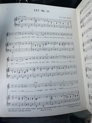 P 1963 Rock/Pop Sheet Music THE SENSATIONS ‘Let Me In’ by Yvonne Baker