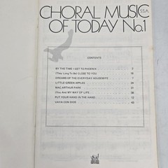 Choral Music Of Today No 1 SSA Piano Vocal Pop Songbook Charles Hansen 1960s Vtg