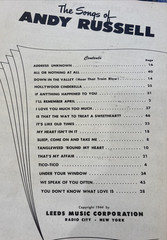 Lot of Vintage Sheet Music 1940s Two Books & Three Movie Sheets