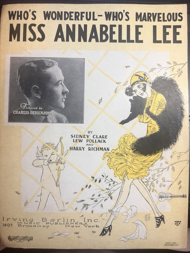 P 3-pack Of Vintage 9×12 Sheet Music