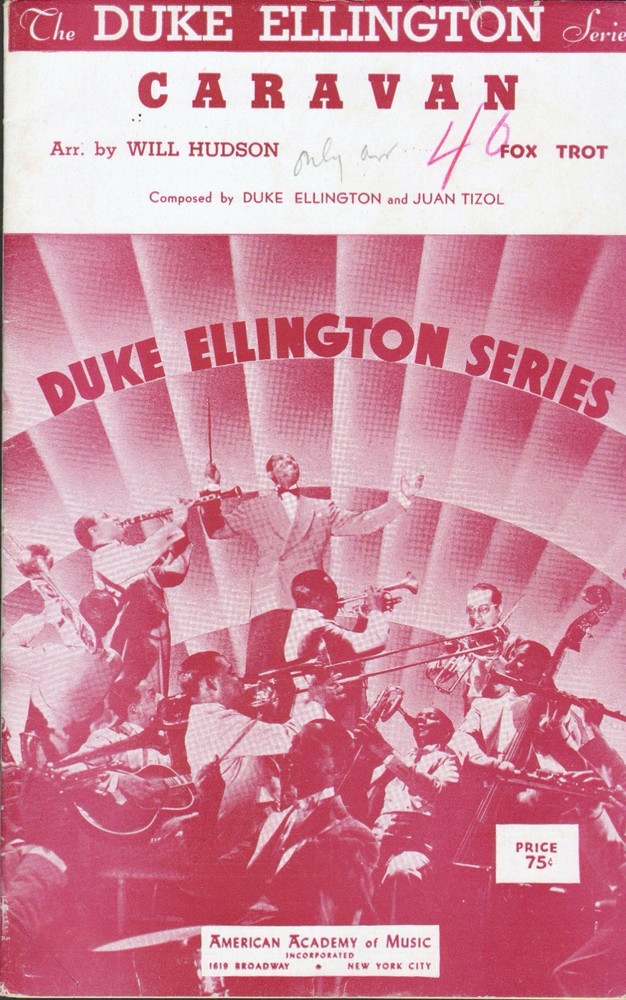 Caravan 1937 DUKE ELLINGTON Fox Trot Band Chart Sheet Music!