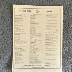 Glière Prelude in D Major Op. 32 No. 1 Sheet Music String Bass & Piano
