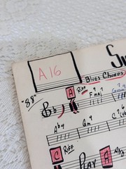 Vintage Professional Jazz Big Band Set – « Sid&rsquo;s Bounce » – 5 Parts – Emmitt Clem