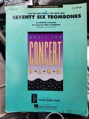 SEVENTY SIX TROMBONES FULL CONCERT BAND SCORE AND PARTS