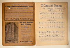 1917 WWI Songbook I Hear America Singing 55 Songs & Choruses C.C. Birchard