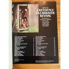 Best of Creedence Clearwater Revival CCR Sheet Music Piano Vocal Chords 1989