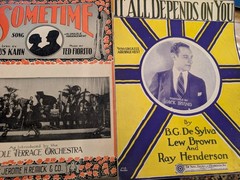 Lot of 10 antique vintage sheet music folios – different songs 1920s-1950s Lot 4