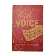Lot of 3 Vintage SINGSPIRATION High and Low Voice Books 1940s 1960s Sheet Music