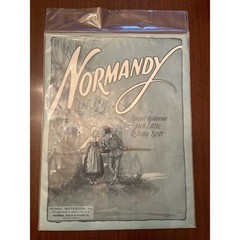 Antique Ephemera Normandy 1925 Piano, Guitar, Ukulele Sheet Music Song Book SEE