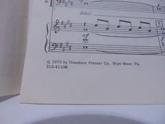 Call John SATB Piano (Optional) 1975 Theodore Presser Company Sheet Music