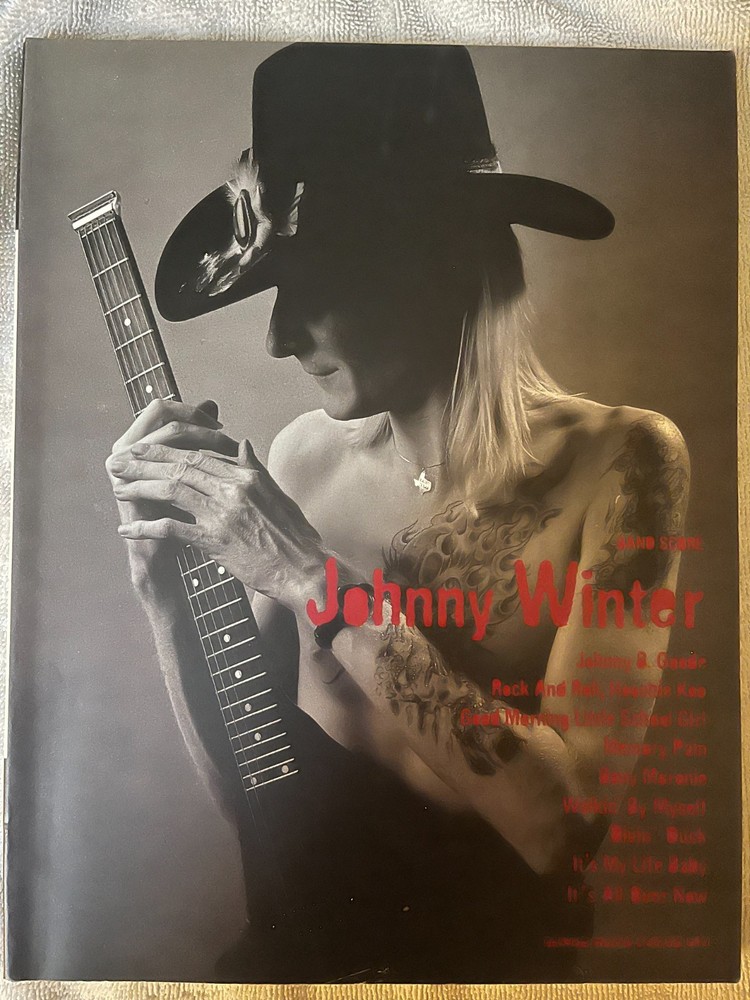 Johnny Winter – Best – Guitar and Bass tab / tablature Book – Japan