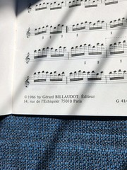 JACQUES LANCELOT Exercices De Vélocité pour clarinette. Clarinet. 1986