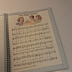 Children&rsquo;s Songbook Hardcover Spiral-Bound LDS Mormon Primary Piano Organ 1989