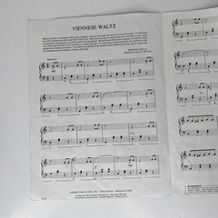 « Viennese Waltz » Vintage 1987 Morton Gould Piano Solo Sheet Music; Schaum Pub.