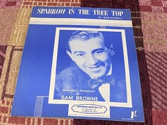 SMF62 SHEET MUSIC, SAM BROWNE : SPARROW IN THE TREETOP