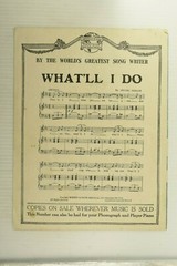 1924 All Alone Irving Berlin Vintage Sheet Music M64