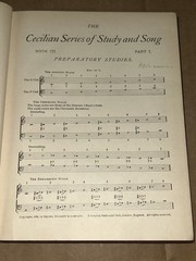 (3)1892 Cecilian Series of Study & Song Books 2-4 Alto/Soprano Unchanged & Mixed