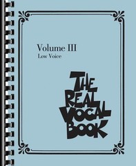 The Real Vocal Book Volume III Low Voice Real Book Lead Sheets NEW 000240392