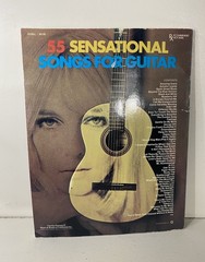 55 Sensational Songs For Guitar 1972 Music Book, Made In USA