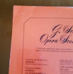 Richard Wagner ~ Lohengrin. G. Schirmer Opera Score Edition. Trade Paperback