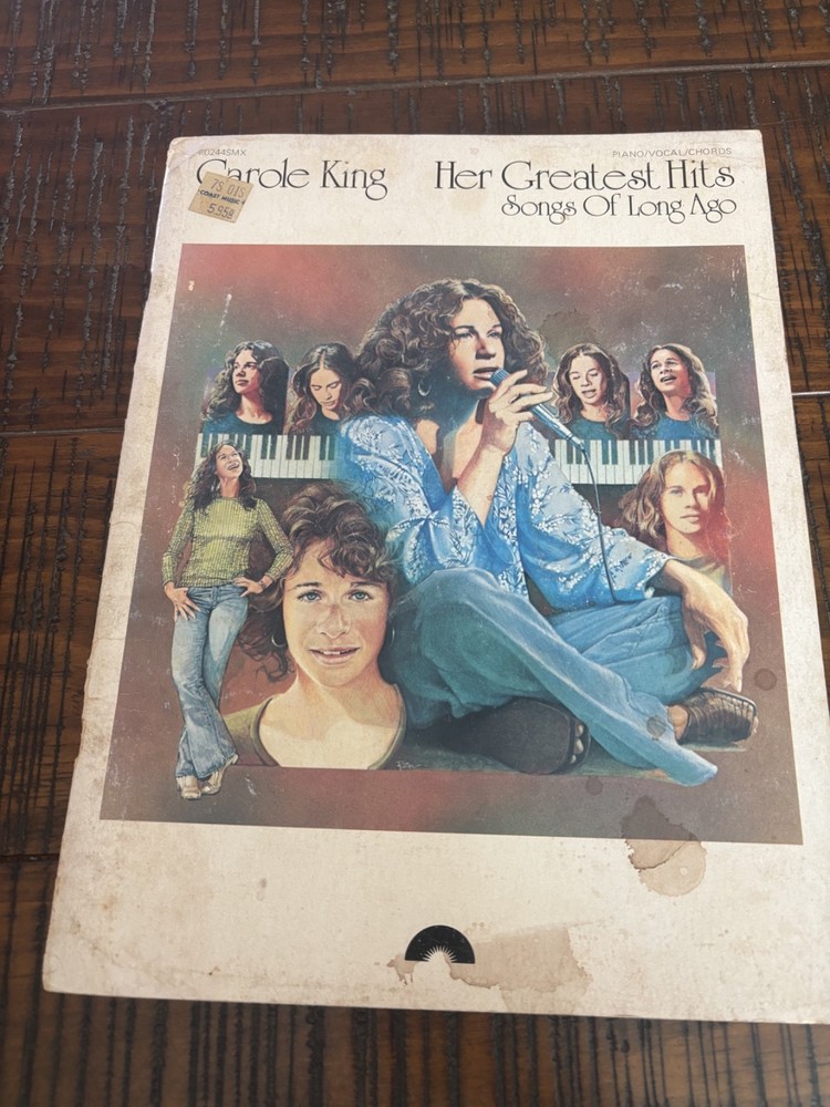 Carole King Her Greatest Hits: Songs Of Long Ago Piano/Vocal Songbook P0244SMX