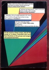 1971 POP/ROCK LYRICS 3 SCHOLASTIC BOOK BEATLES JACKSON 5 JOHNNY CASH MORE Z6495