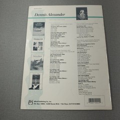 Dennis Alexander A Splash of Color 1990 Piano Solos Songbook
