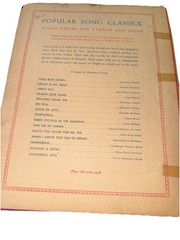Pagan Love Song Vtg Sheet Music Piano © 1929 By Arthur Freed, Sacio Herb Brown