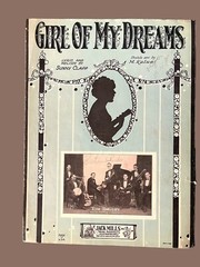 Girl Of My Dreams Sheet Music Tom Timothy Ukulele By Kalua Art By Perrer 1927