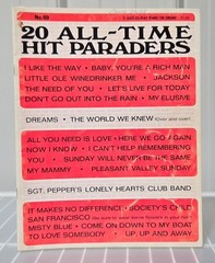 20 All Time Hit Paraders Vintage Late 1960s Piano / Organ Music & Song Book