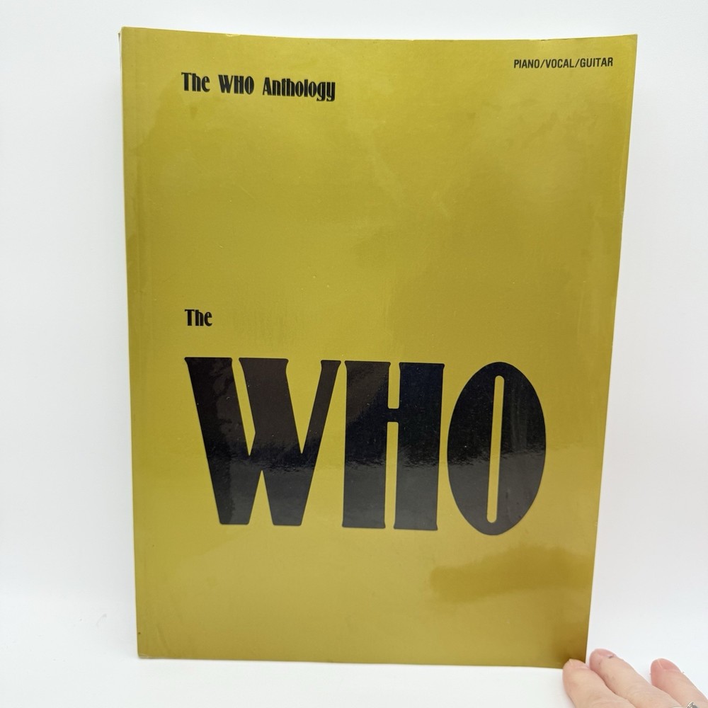 Music Book: The Who Anthology, piano vocal guitar Hal Leonard 44 Songs! All Hits