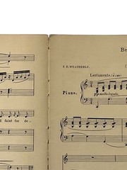 1908 Sheet Music Book MODERN SONG FAVORITES Household Series No. 41 Low Voice