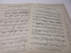 Franz Lehar Yours is My Heart Alone Trombone and Piano Sheet Music Jean Gossette