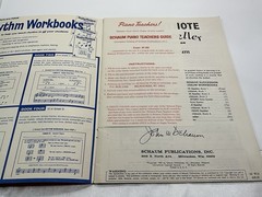 Vintage Schaum Piano Instruction Book Lot John W Schaum Music Speller Christmas