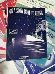 Sheet Music Lot of 80+Vintage Colorful Photos for Framing 1920s-50s, most 1940s