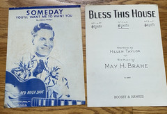 Vintage 1940&rsquo;s Dream Star Spangled Banner Someday Sheet Music Lot 13 Piano USA