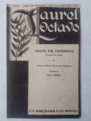 SIMON THE FISHERMAN EVA JESSYE Chorus of Mixed Voices w/Narrators Laurel Octavo