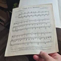 Climb Ev&rsquo;ry Mountain The Sound of Music Sheet Music Solo Piano Voice 1079-3