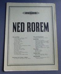 Pippa&rsquo;s Song – Ned Rorem / Robert Browning – 1963 sheet music High Voice, Piano