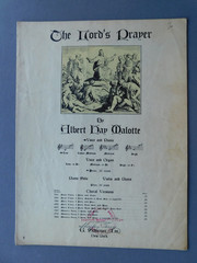 The Lord&rsquo;s Prayer – 1935 sheet music – Low Voice & Piano – by Albert Malotte
