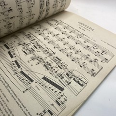 Vintage Theodore Presser Beethoven Sonatas Volume Two Piano Sheet Music Yellow