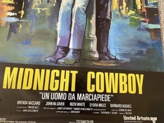 Vintage poster Midnight Cowboy,Italian Edition, Dustin Hoffman,Jon Voight