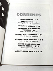 Jimi Hendrix Variations On A Theme: Red House Guitar Tab Book EUC RARE Rock