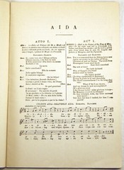 VINTAGE Fred Rullman AIDA Libretto VERDI 32 Pages METROPOLITAN OPERA HOUSE