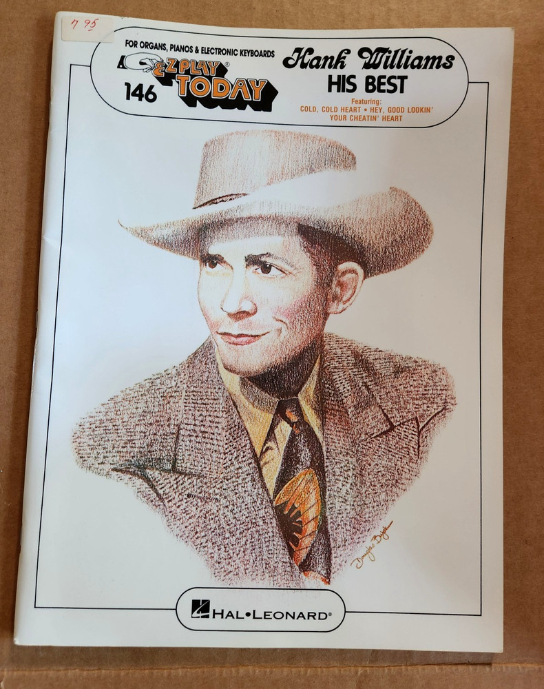1982 Hank Williams Easy Play Electronic Keyboard Piano Music No 146 Songbook