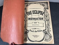 The Eclipse Instructor for Concertina By Paul de Ville 1905 Rudiments of Music
